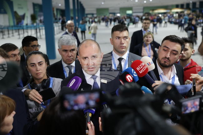 Азербайджан - Румен Радев - брифинг