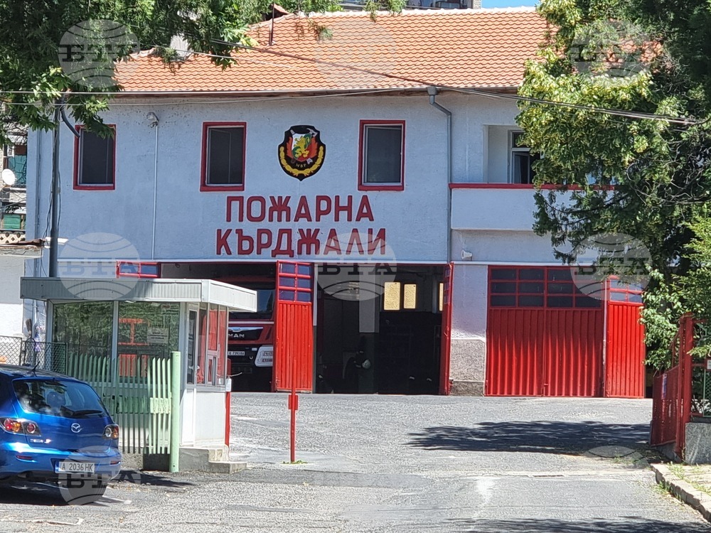 Късо съединение от далекопровод причини пожар на площ от над 300 дка в кирковско село