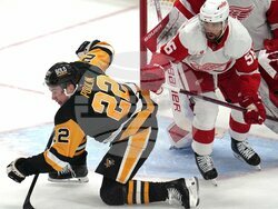 Red Wings Penguins Hockey