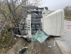 Пътнотранспортно произшествие с товарен автомобил