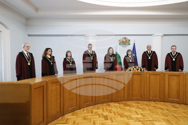 Конституционен съд - церемонията по полагане на клетва от новоизбраните и новоназначените конституционни съдии