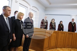 Конституционен съд - церемонията по полагане на клетва от новоизбраните и новоназначените конституционни съдии