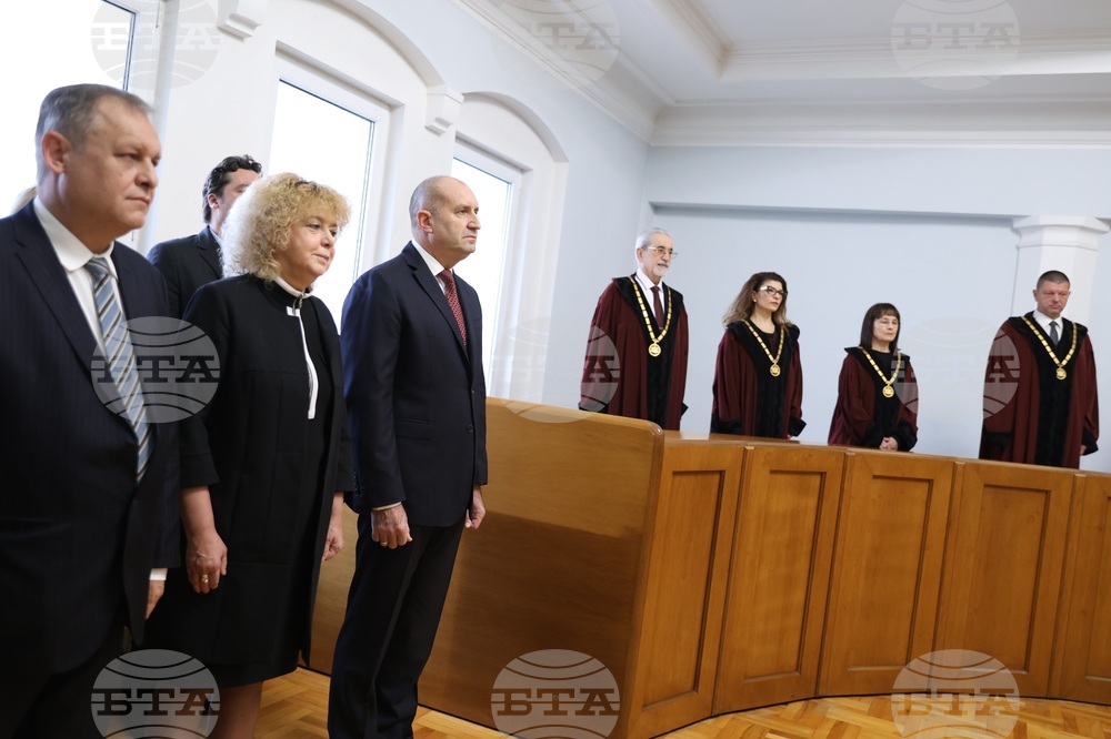 Конституционен съд - церемонията по полагане на клетва от новоизбраните и новоназначените конституционни съдии