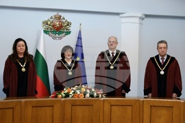 Конституционен съд - церемонията по полагане на клетва от новоизбраните и новоназначените конституционни съдии