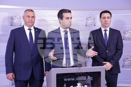 Столичен общински съвет - общински съветници от Възраждане - пресконференция