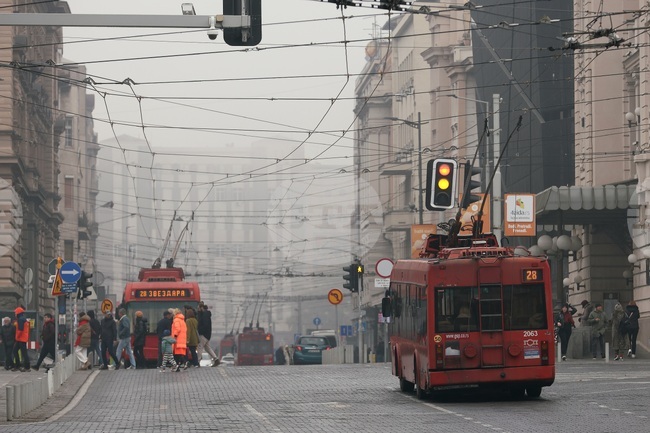 Students Block Tram and Bus Depot in Belgrade