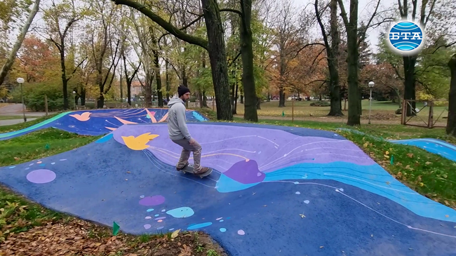 Модерен скейт парк е изграден в Русе