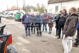 Шумен - кмет - снегопочистваща техника - инспекция