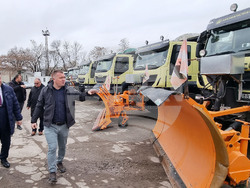 Шумен - кмет - снегопочистваща техника - инспекция