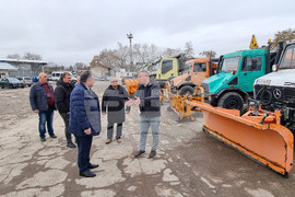 Шумен - кмет - снегопочистваща техника - инспекция