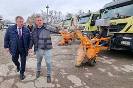 Шумен - кмет - снегопочистваща техника - инспекция