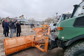 Шумен - кмет - снегопочистваща техника - инспекция