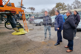 Шумен - кмет - снегопочистваща техника - инспекция