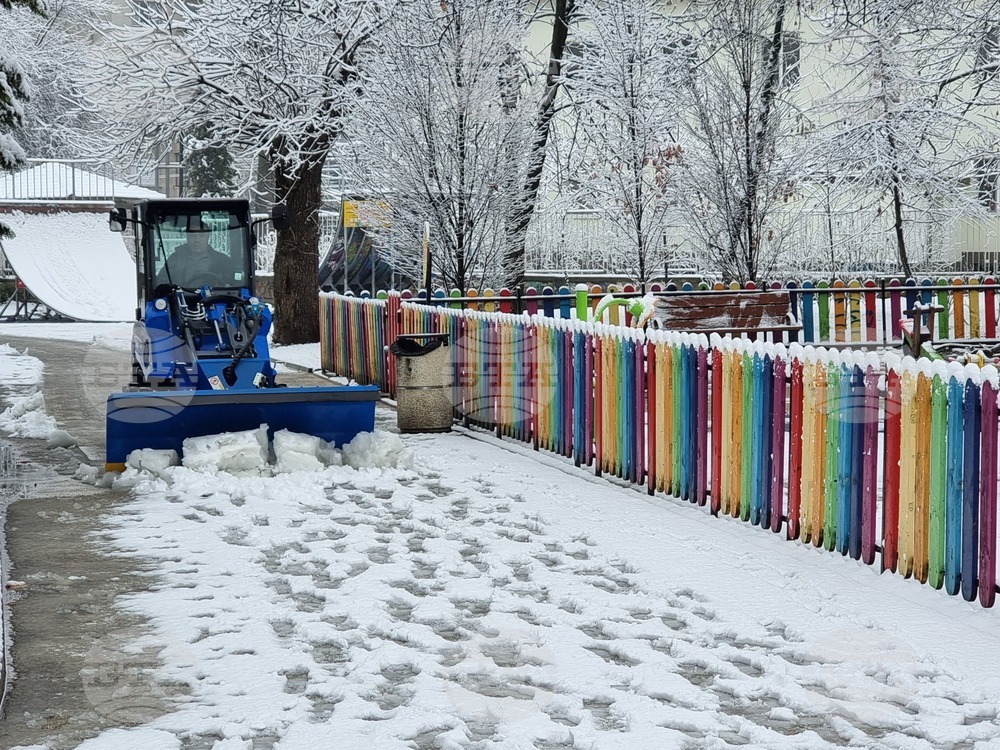Плевен - сняг - почистване