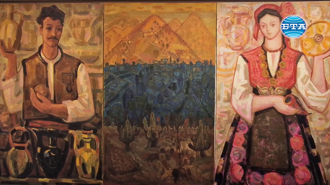 Изложба с творби на художника Бочо Донев е подредена в троянската галерия „Серякова къща“