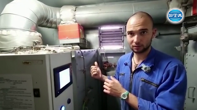 Trainee Chief Petty Officer Cadet Rafael Kanev Talks About NAVAL RSV 421 Incinerator