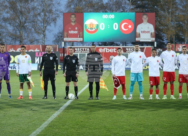Футбол - България - Турция - контролна среща