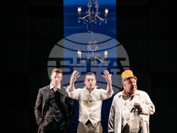 „Солунските атентатори“ в театър „Българска армия“, снимка театър „Българска армия“ /Борис Урумов