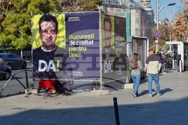 Румъния - Никушор Дан - предизборни плакати