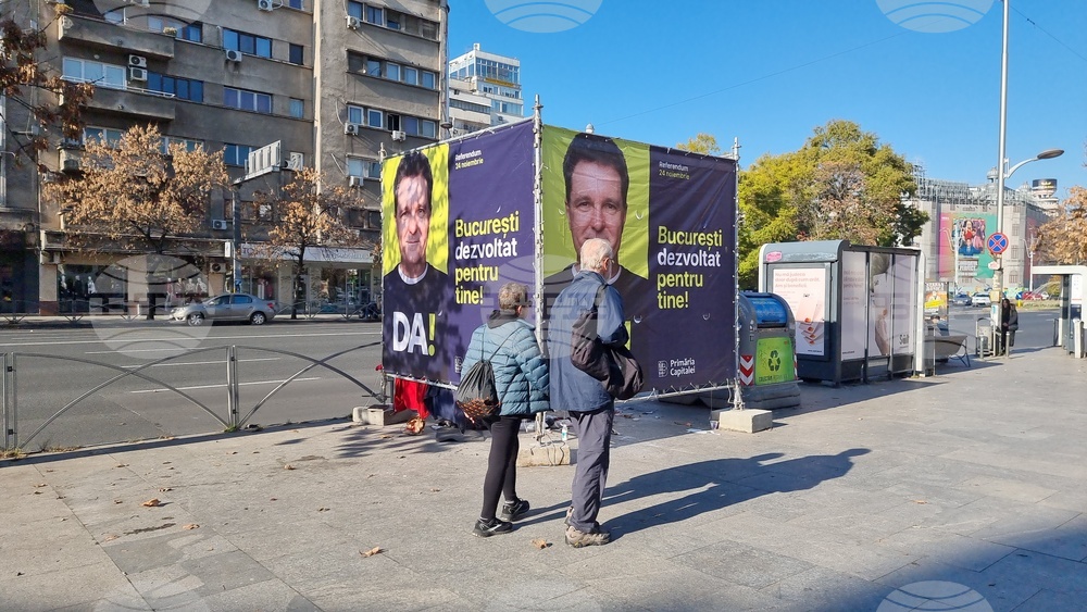 Румъния - Никушор Дан - предизборни плакати