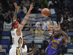 Lakers Pelicans Basketball
