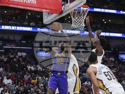 Lakers Pelicans Basketball