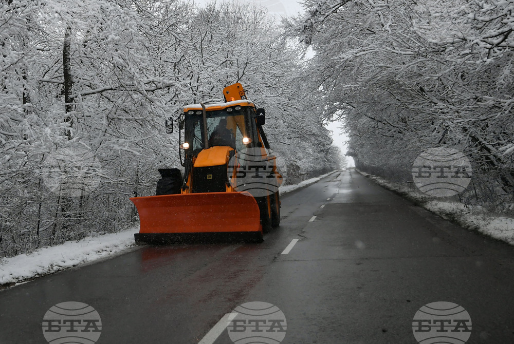 Село Лудогорци - зима - пътна обстановка
