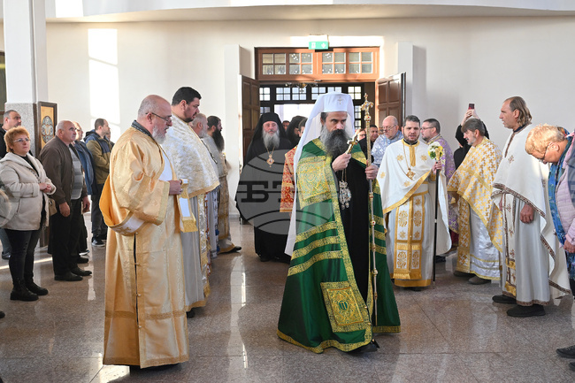 Негово Светейшество българският патриарх и Софийски митрополит Даниил пристигна в Монтана