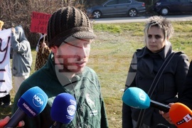 Село Бусманци - „Солидарност с мигрантите - България“ - протест