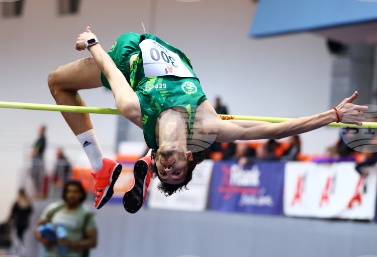 Tihomir Ivanov Places Second at Indoor High Jump Meet in Italy