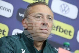 Национален стадион „Васил Левски" - национален отбор по футбол - пресконференция  - Илиан Илиев