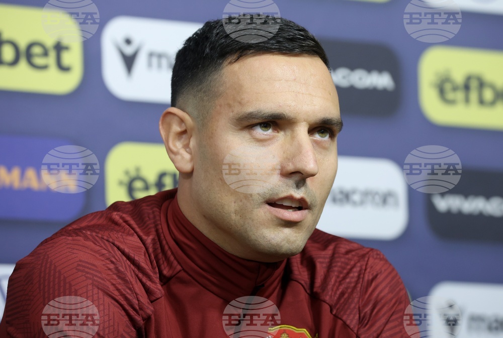 Национален стадион „Васил Левски" - национален отбор по футбол - пресконференция  - Георги Миланов