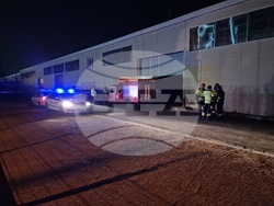 Сграда - паднало скеле - инцидент