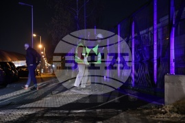 Сграда - паднало скеле - инцидент