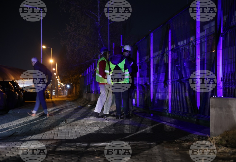 Сграда - паднало скеле - инцидент