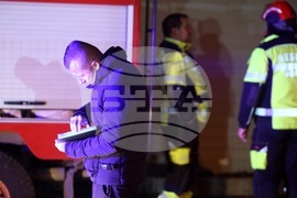 Сграда - паднало скеле - инцидент