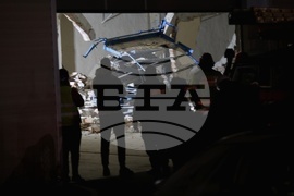 Сграда - паднало скеле - инцидент