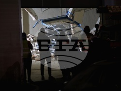 Сграда - паднало скеле - инцидент