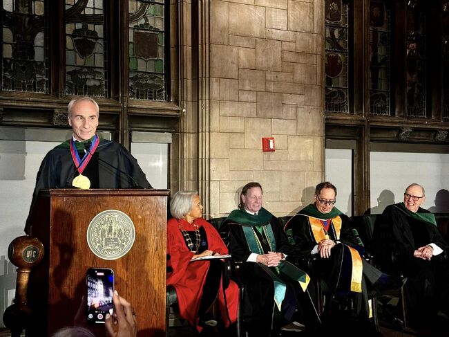 Bulgarian Surgeon Becomes First Recipient of University of Illinois' Enrico Benedetti Transplant Award
