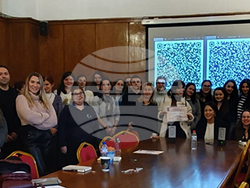 Доц. Акеми Осуги от Университета Фукуяма е гост-лектор във Факултета по педагогика на Софийския университет по програмата "Еразъм+". Снимка: СУ