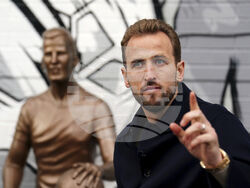 Britain Soccer Harry Kane Statue