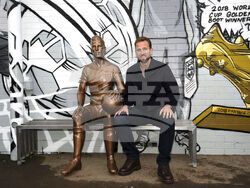 Britain Soccer Harry Kane Statue