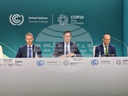 СОР29 - Баку - пресконференция. Снимка: Елена Савова