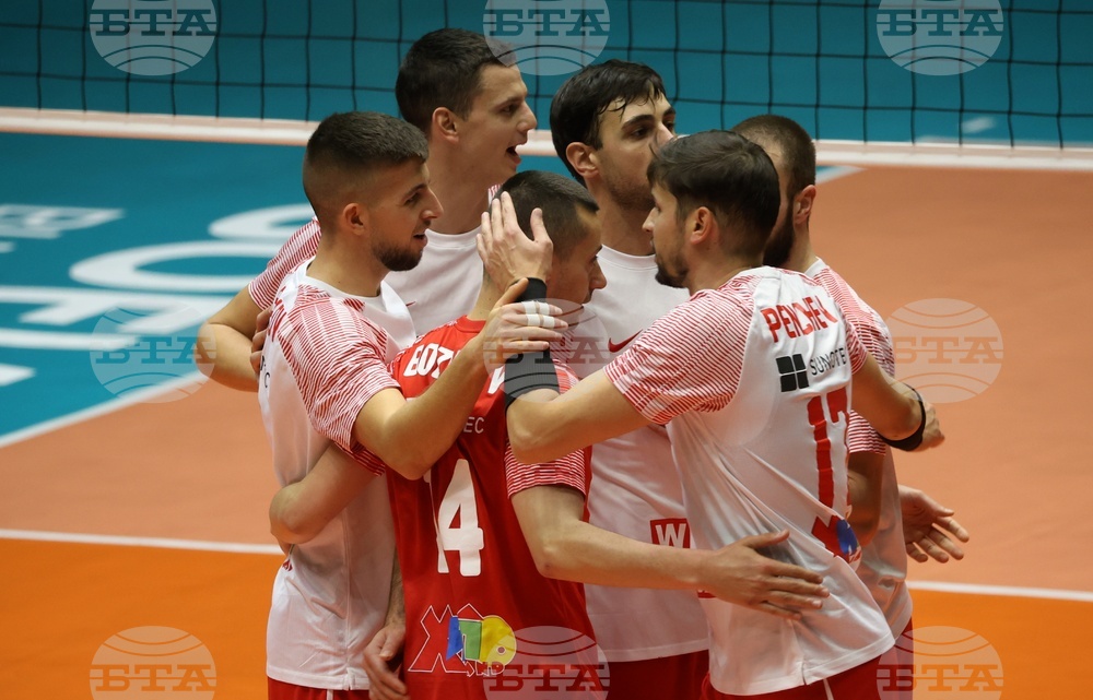 ЦСКА постигна чиста победа срещу Добруджа 07 във волейболното първенство на мъжете