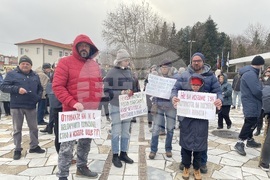 Павел баня - протест