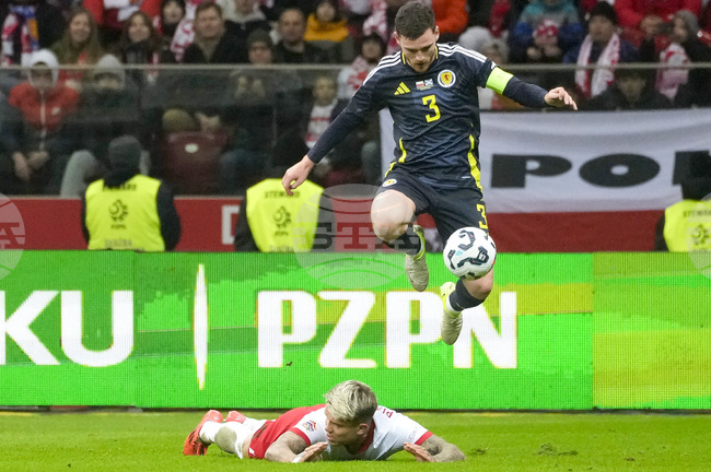 Шотландия записа решителен успех като гост на Полша в Лига на нациите