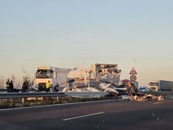 Свиленград - автомагистрала “Марица” - камиони - катастрофа