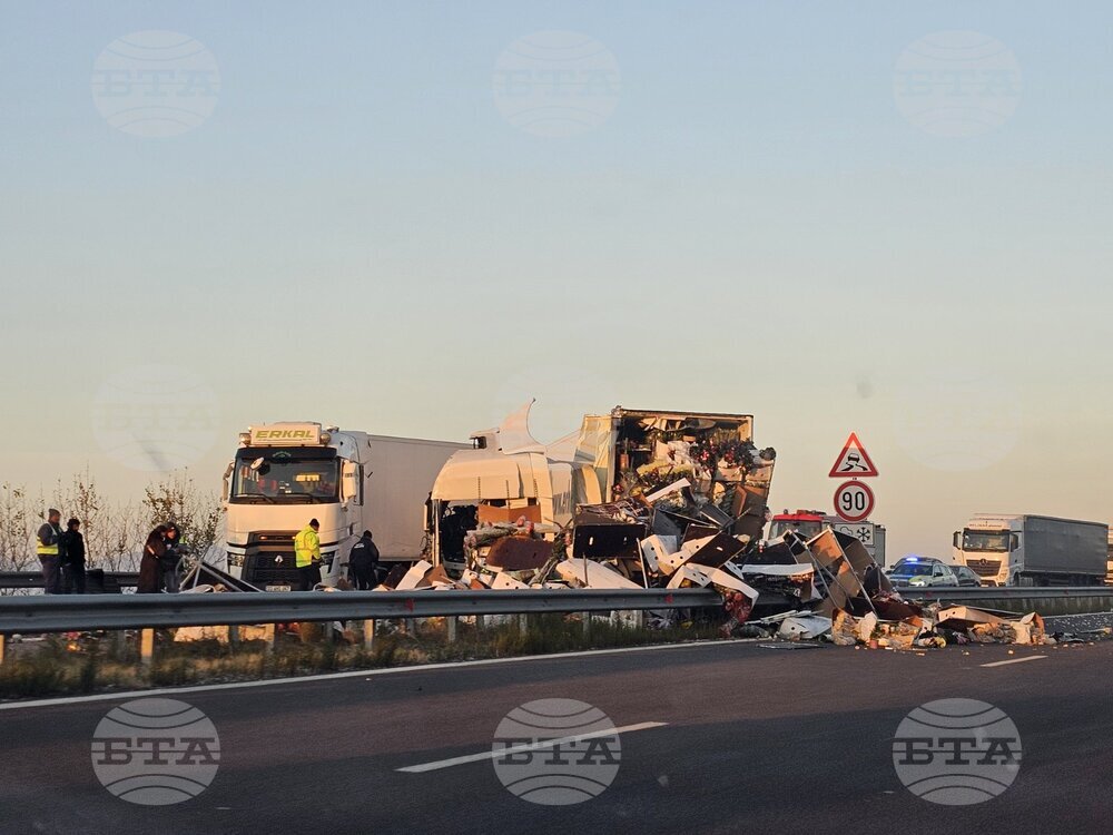 Свиленград - автомагистрала “Марица” - камиони - катастрофа