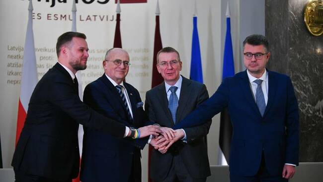 ПАП: Външните министри на Полша, Литва, Латвия и Естония подписаха обща декларация за засилване на сътрудничеството в региона