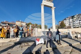 Пловдив - античен комплекс - откриване